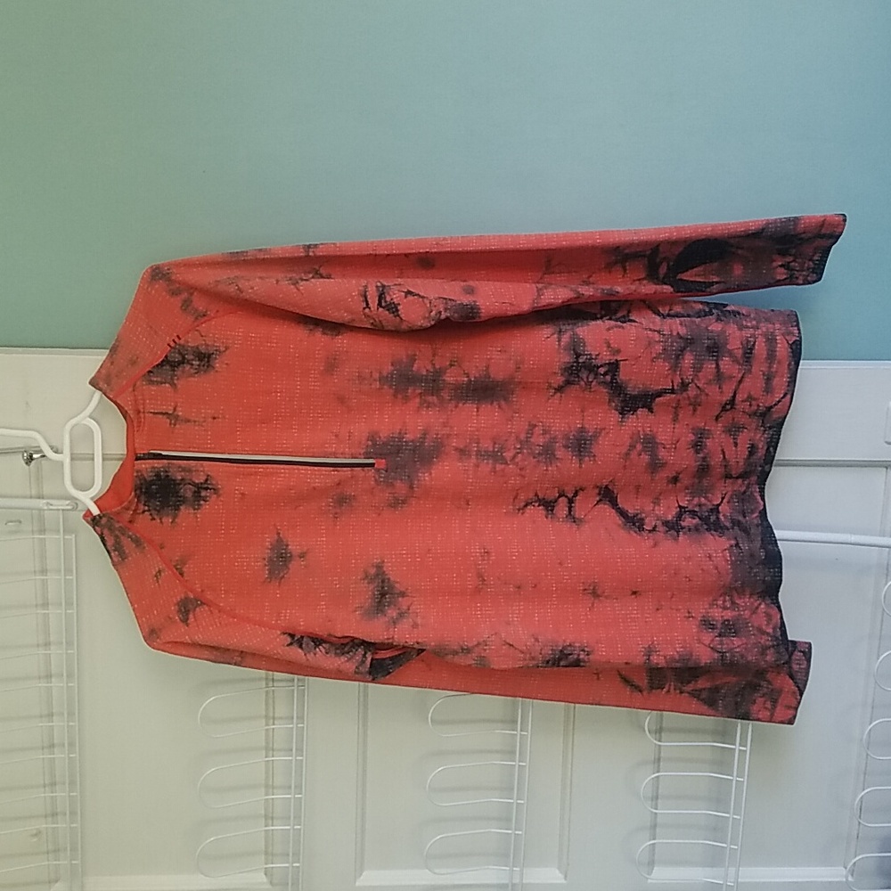 Lululemon Athletica NWOT Metal Vent Tech Half-Zip 2.0 Marble Dye Autumn Run